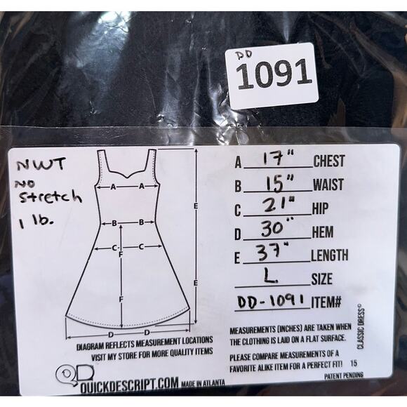 Romeo & Juliet Couture Dress Blue Black Embroidery Dress NEW $240 Size Large - Picture 11 of 11